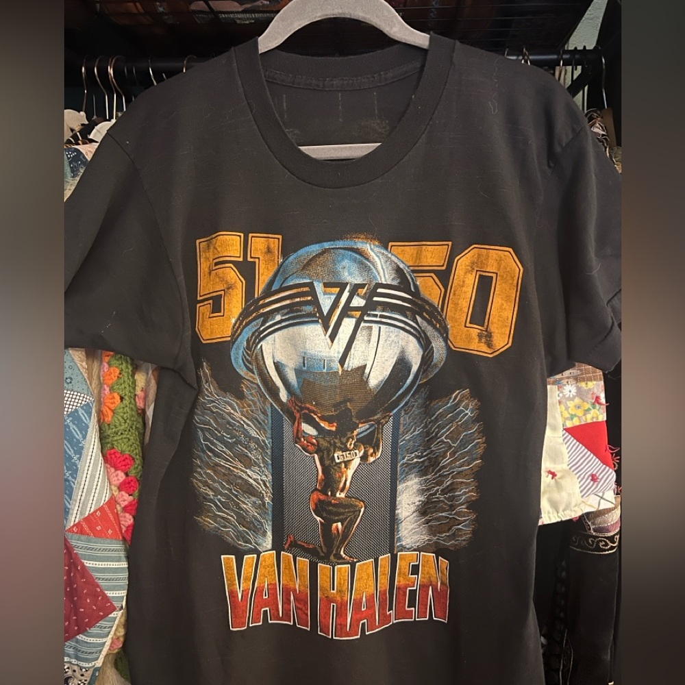Vintage 80s Van Halen 5150 Concert Shirt